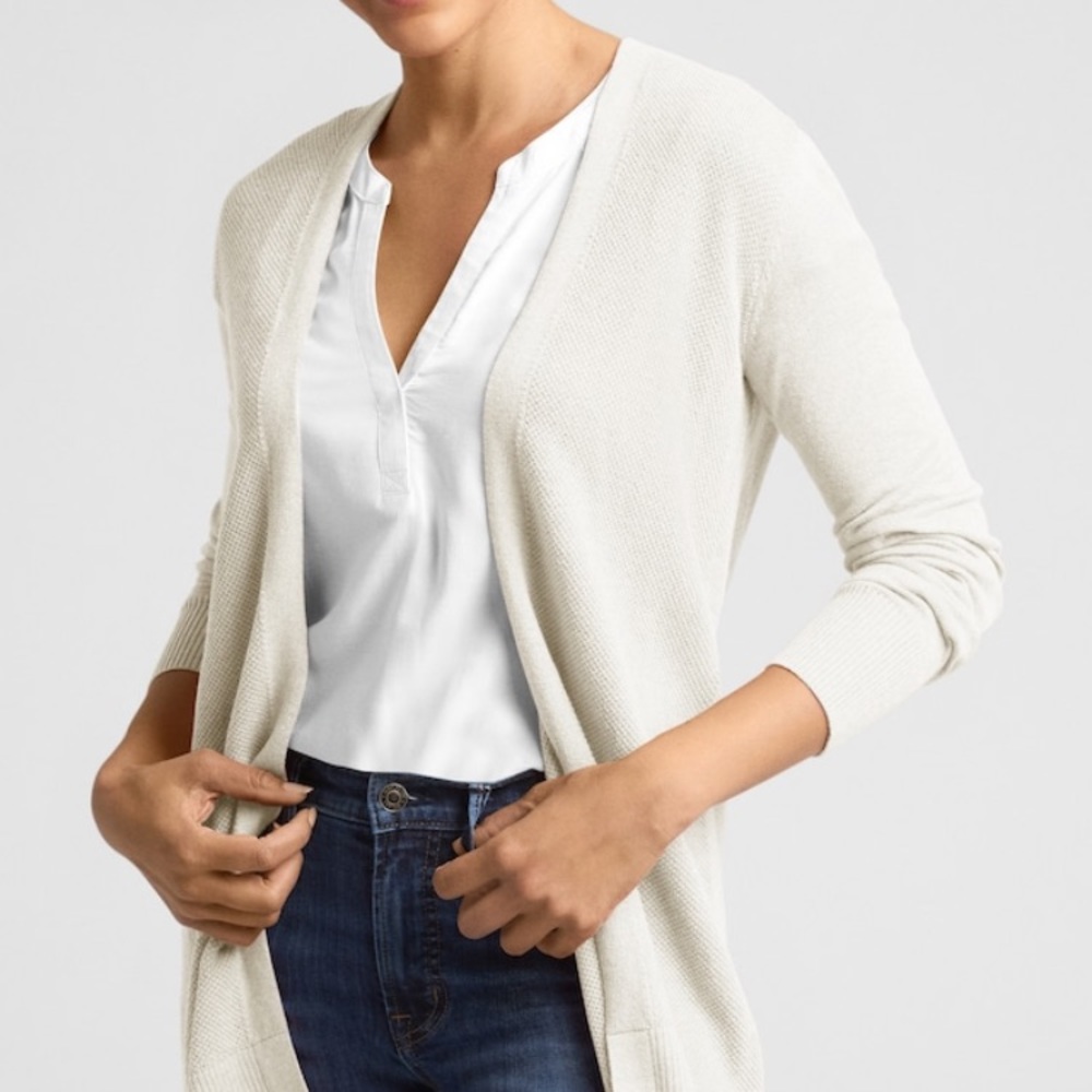 Gap white cardigan